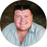 Jarred from Witklip Farm working on modern agricultural techniques